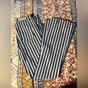 Rock&Roll Denim Striped Flare Jeans